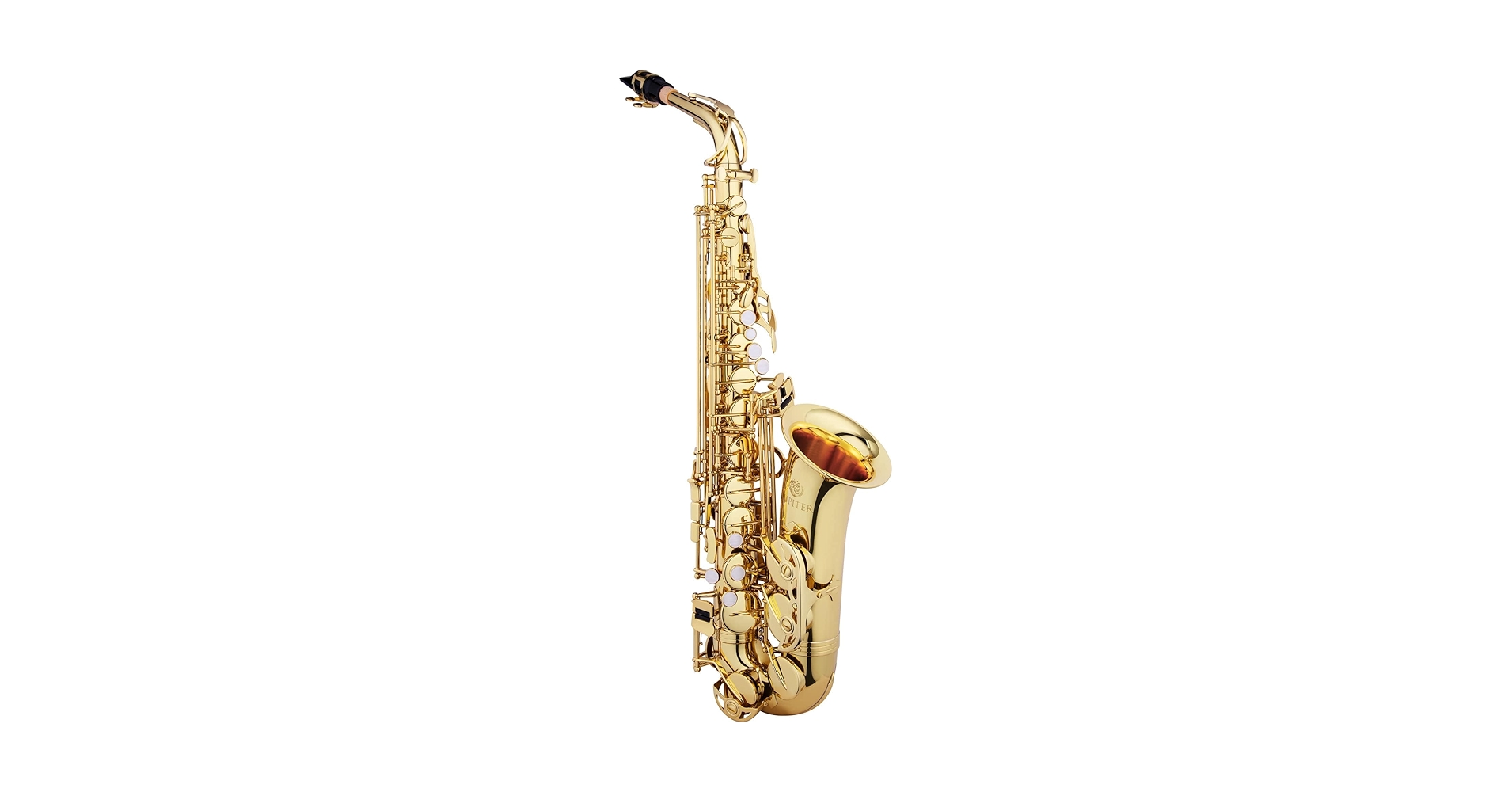 Qoo0204　JUPITERアルトサックス　JAS567GL Jupiter JAS567GL Alto Saxophone - High F Sharp w/Case